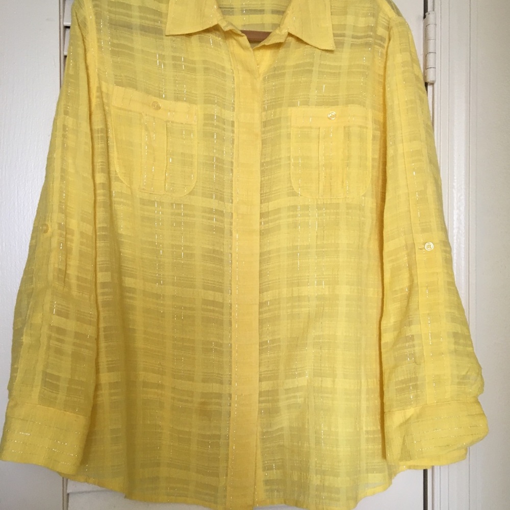 ChICO YELLOW WOMENS SHIRT